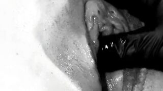 Kinktober day 6: FISTING KINK - Gigantic squirt while bound up with full fist in her