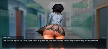 Taffy tales under dress