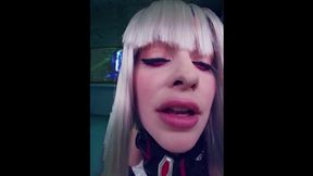 Cyberpunk Lucy's sexy reward in 3D VR