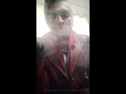 Red Leather Blazer Smoking Oregonleatherboy Hypnosmoke