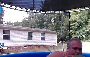 Naked Pool Dad