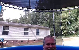 Naked Pool Dad