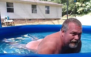 Naked Pool Dad
