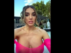 Lyna Perez Teases By The Pool