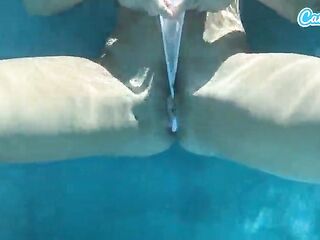 Plugged Large Booty Black Gets Screwed by BBC Underwater