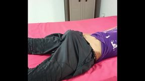 masturbating my cock at my step cousin'_s house