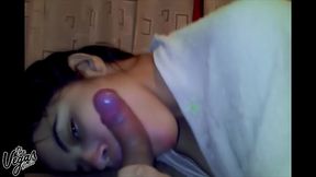 post-shower pov suck: my young wife deepthroated & swallowed my load - william and selena vega early amateur