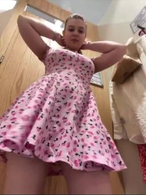 Masturbating in the mall
