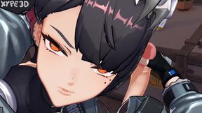 Futa Jane Testing Ellen Joe's Deepthoating Limits [Zenless Zone Zero]