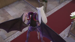 Succubus futa having fun with fox lady