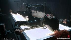 ”Gagged black spanked & anal fingered”