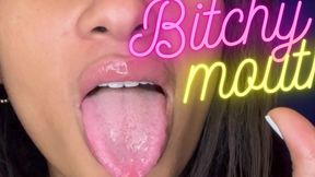 Bitchy Lips Mouth Fetish