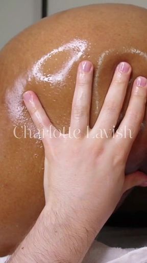 White Beta Munches Oiled Ebony Booty