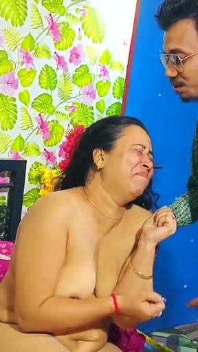 Must-see moment from &quot;Indian Bhabhi cheated with her husband when her husband was not there, she called her friend and&quot;