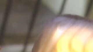 Blond porn-star gets her soak vagina slammed