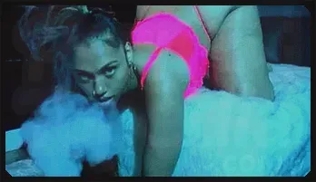 Honey Tsunami Sucks Huge Dildo in Seductive Solo