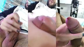jerking off so horny, i peecum a nice load