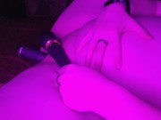 Transmale is pleasuring himself on the bed then masturbating on the floor with fuck machine