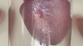 Cock pumping Journey filling the tube