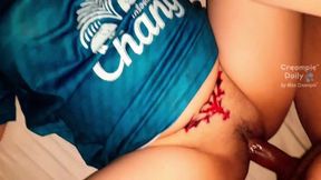Creampie with Local MILF Featuring Big Tits and a Succubus Tattoo on Her Wet Pussy