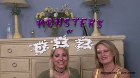 Two Milf Sluts Suck Off Cock To An ENORMOUS Facial