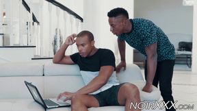 Gay black dude sticks his fat cock into his sisters fiance