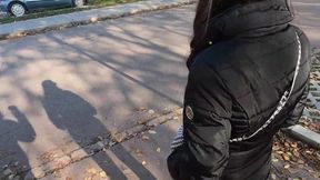 Public Encounter: Rubbing and Cumming in Panties on the Street