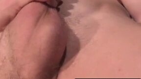 Hot cowboy penetrates his doll while bouncing on trampoline