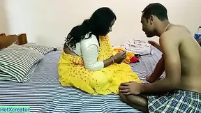 Desi hot bhabhi fucking with big cock devar! with clear audio