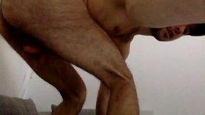 Hairy Ass Bottom Shows Ass and Cock