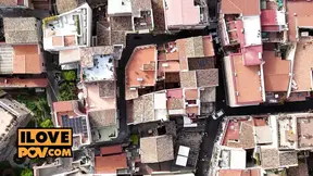 Petite Slut Mirari Hub rides hard cock in doggystyle POV