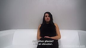 Eighteen Year Old Babe With Big Naturals Fucked During An Interview