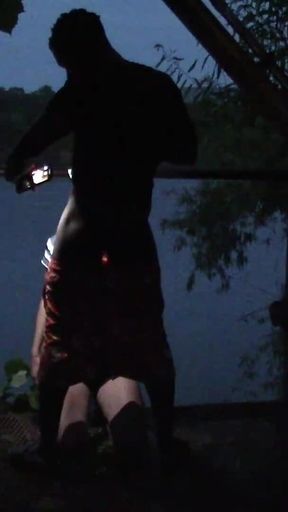 Behind the Scenes! Ahanu Reed & Matt Bishop Get Eaten by Bugs While Filming a Scene!