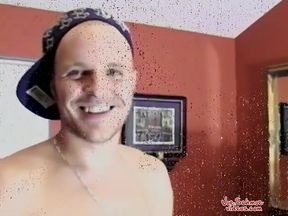 Jason Kicks Back with His Cock