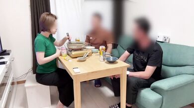 When his junior came over and I responded with no bra, he and his junior got into a naughty flow!