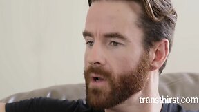 Blonde transgender beauty shows love