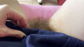 Hairy bush fetish closeup