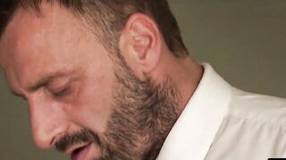 Rough Sex - Dominant Guy Fucks His Boss's Daughter In A Deep Throat Blowjob