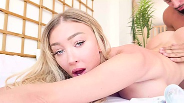 Big Dick Stud Fucks Blonde European Goddess Frances Bentley