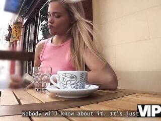 VIP4K. Anal stranger story after coffee. Hawt sex with Novella Night