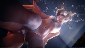 Petite doctor gets rough anal fucking in Overwatch hentai animation