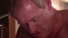 Retro Threesome with Blonde Slut Full Cumshot in Mouth