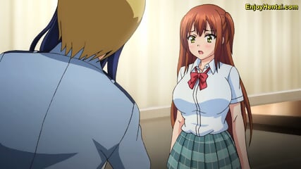 Staring Honor Student Kaede - Falling Watering Can [EnjoyHentai.com]
