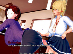 Futanari Gets Horney From Stepmom And Beats off