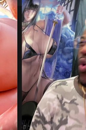 Anime Transgender Girl Cumming so Fucking Hard in a Tight Bald Pussy Slut