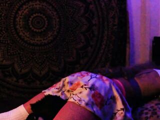 Hawt femboy looks to please herself with her jumping pillows