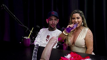 Vai fazer mais gravações com Andressa Urach, já se masturbou pensando em famoso, gozaram ao mesmo tempo, e ela demonstrou um boquete - Biel do Olhar sob rodas - (WATCH ON: SHEER/RED)