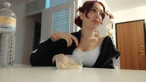 i love to eat shrimp with my hands, and then do big burps, but i m not rude and i ll be careful to keep my mouth shut