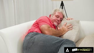 OUT OF THE FAMILY - Exhibitionist Katie Kush Gets Fucked HARD In Front Of Her Stepdad!