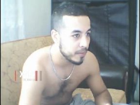 Young Algerian stud jerking off for gay viewers - Arab Gay